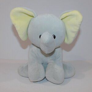 9" Ty Baby 2017 Bubbles Gray Yellow Elephant Stuffed Plush smooshy Toy